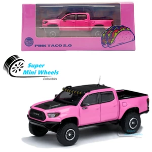 GCD 1:64 Toyota Pink Taco 2.0 Tacoma Pre-Runner TRD PRO Widebody - Picture 1 of 9