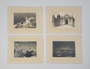 Remitente de fotos TURQUÍA ESTAMBUL Lote de 4 postales antiguas tarjetas de felicitación foto original - Imagen 1 de 9