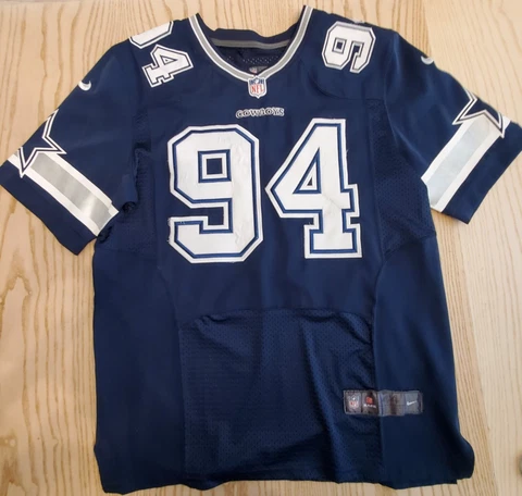 DeMarcus Ware Dallas Cowboys Jersey Nike Mens 44 Blue 94 Sewn Stitched Cover