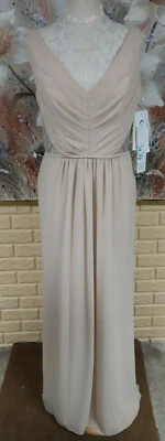 NUEVO CON ETIQUETAS VESTIDO DE NOCHE FORMAL JLM JIM HJELM OCASIONES 5560 COLOR CACHEMIR GRADUACIÓN TALLA 12 Foto 1 de 4