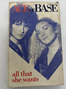 Ace Of Base All That She Wants Single Cassette Cardboard Sleeve - Picture 1 of 7