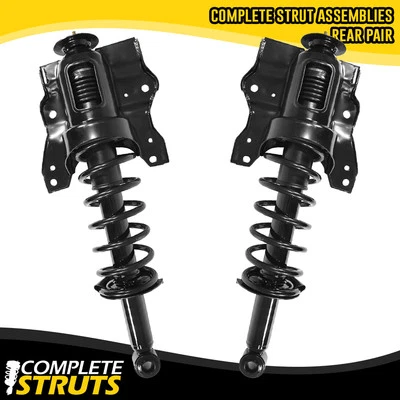Rear Pair Complete Struts & Coil Spring Assemblies For 2000-2005 Hyundai Sonata Foto 1 de 4