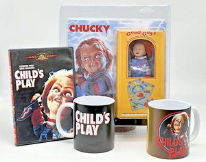 CHUCKY "Child's Play" Action Figure (Good Guys) NECA + 2 Tazze MUG + DVD - Foto 1 di 8