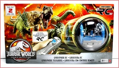 Jurassic World Legacy Radio Control GYROSPHERE RC Vehicle + OWEN & CLAIRE Figure - Image 1 of 4