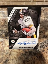 2020 Panini Black Rod Woodson #15/25 Pittsburgh Steelers On Card Auto Legend SP!