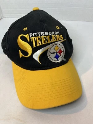 De colección Años 90 Pittsburgh Steelers Drew Pearson NFL Fútbol Snapback Gorra Gorra Foto 1 de 4