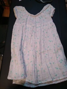 Girls Floral Dress Handmade Size 6/7 - Picture 1 of 4