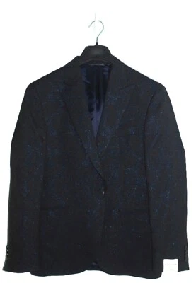 Chaqueta de cena de cachemira negra y azul Jack Victor 40R para hombre nueva sin etiquetas $798 Foto 1 de 4