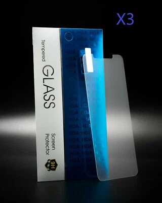 iPhone 12/11/Pro/Max/Xs/Max/8/7/6 Protector Pantalla Transparente Pack de 3 Foto 1 de 4