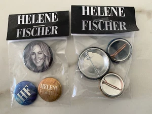 Helene Fischer 3 x verschiedene Stecker Steckernadel VIP Fanartikel Sammler Neu - Picture 1 of 1
