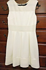 Covington Sleeveless Lined White Dress Size 14
