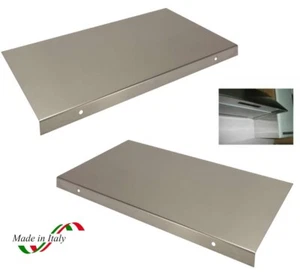RICAMBIO CAPPA PROTEZIONE PENSILE CUCINA ALETTE FIANCHI ACCIAIO CAPPE RICAMBI - Imagen 1 de 3