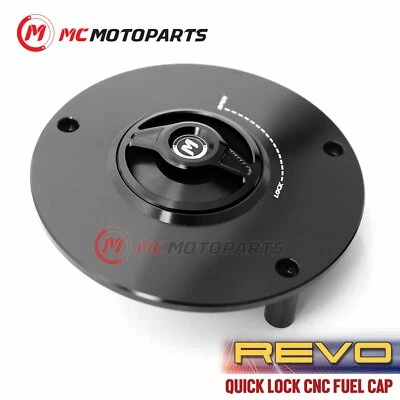 Fit Honda CBR600RR CBR1000RR CBR1100XX Fuel Tank Cap Quick Lock Gas Cap REVO — 第 1/4 张图片