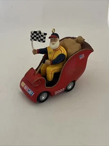 Hallmark Santa's Racing NASCAR Schlitten Ornament Weihnachten 2002 - Bild 1 von 5