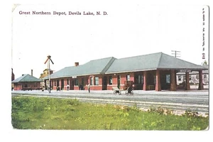 Great Northern Depot, Devils Lake, North Dakota - Picture 1 of 2