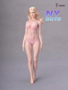 LDDOLL 29L 1/6 Light Pink Seamless Silicone Body Doll Fit 12''Female OB Head - Picture 1 of 7