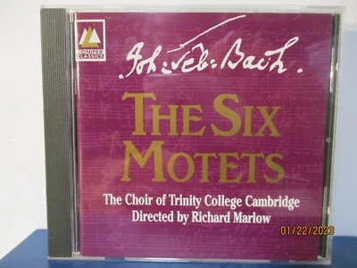 Bach - The Six Motets - CHOIR OF TRINITY COLLEGE CAMBRIDGE - CD - MINT - 25-530 - Image 1 of 3