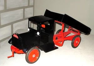 1925-KEYSTONE N.41- PACKARD-LIFT CASSONE RIBALTABILE ACCIAIO PRESSATO-GIOCATTOLO ANTICO - Foto 1 di 22