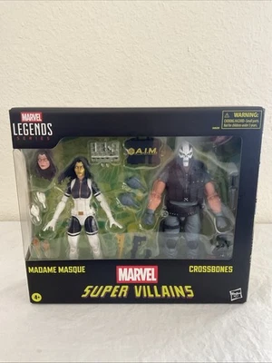 Marvel Legends Super Villains Madam Masque & Crossbones 6” Action Figure 2-Pack - Image 1 of 4
