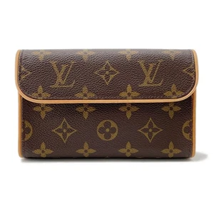 Pochette LOUIS VUITTON fiorentina taglia XS monogramma marrone/beige M51855 - Foto 1 di 18