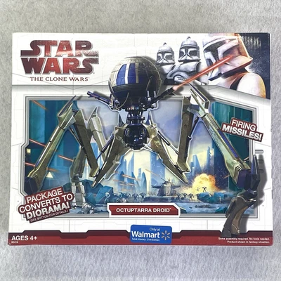 Star Wars Octuptarra Droid 2009 The Clone Wars Walmart Hasbro Nuevo Precintado Foto 1 de 4