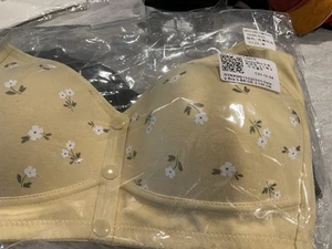 Daisy Bra Yellow W/ White Flowers New W Tags - Picture 1 of 6
