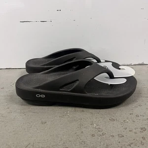 Oofos Ooriginal Unisex schwarz Recovery Flip Flops Sandalen Größe W10 M8 - Bild 1 von 8