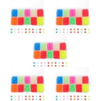 5000 Stcs Lure Perlen Nacht runde Schwimmer farbenfroh - Bild 1 von 4