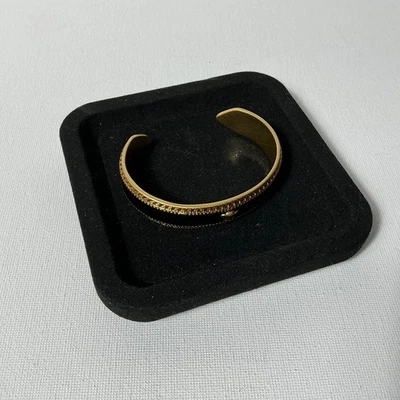 范思哲黑色和金色手镯手链 — 第 1/4 张图片