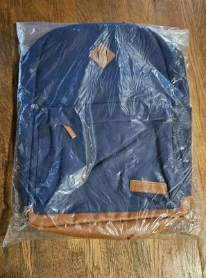 Mochila para portátil Crg Prestige azul marino y marrón Foto 1 de 4