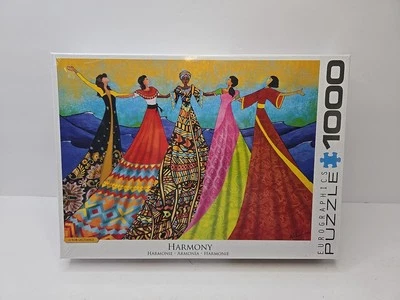 EuroGraphics 1000 Piece Jigsaw Puzzle Harmony Rob Lachance Art Women New Sealed - Image 1 of 4