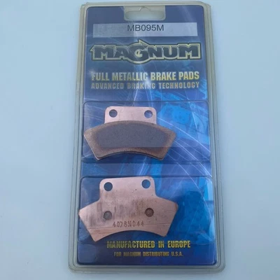 Magnum MB095M Full Metallic Brake Pads – Polaris ATV (OE Spec, New, Minor Rust) - Image 1 of 4