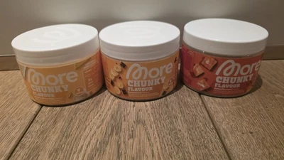 3× MORE Nutrition Chunky Flavour Bananarama Lemon Ice Cream Cake Salted Caramel - Bild 1 von 4