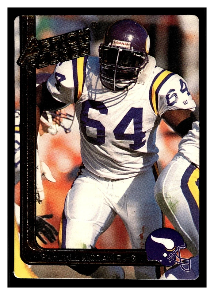 1991 Action Packed Randall McDaniel #157 Minnesota Vikings - Image 1 of 2