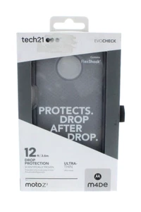 Tech21 Evo Check Case for Moto Z3 Smoke Black - Picture 1 of 5