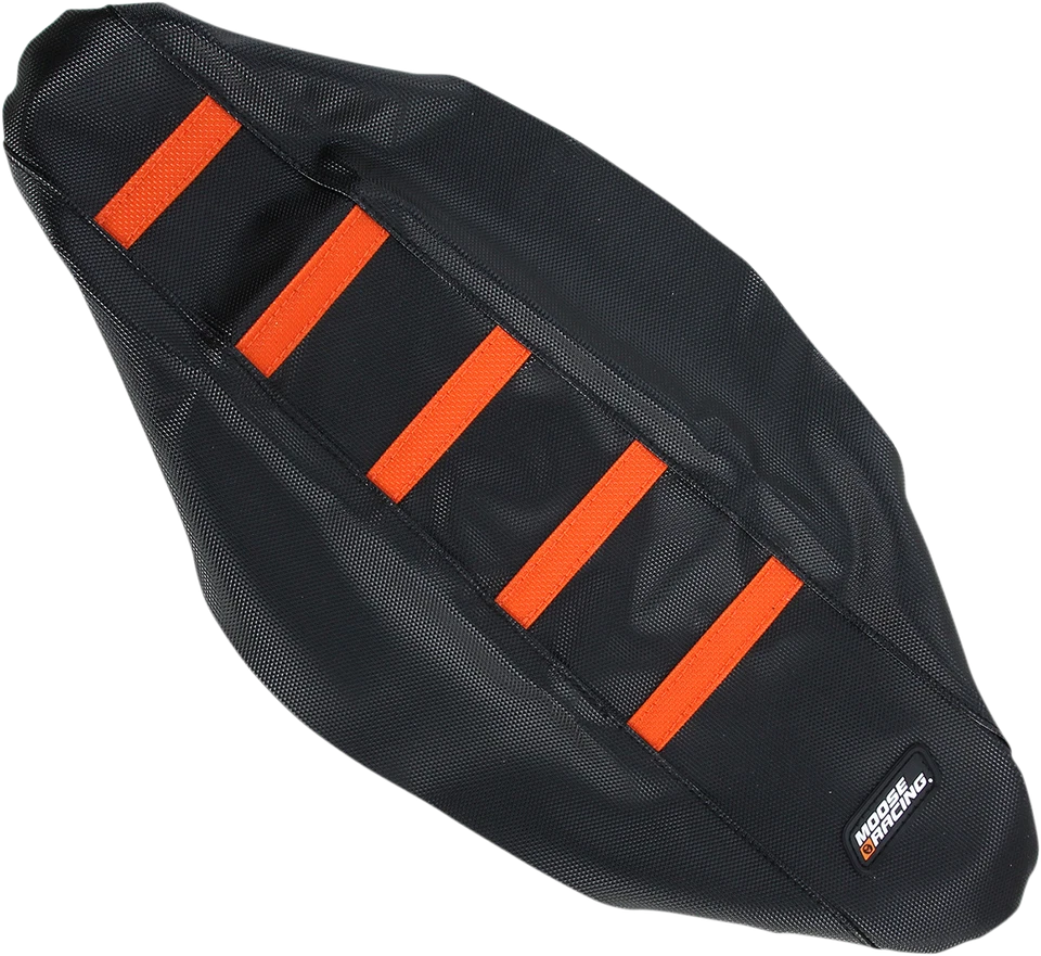 MOOSE OFFROAD acanalado se adapta a la cubierta de asiento - cubierta negra/costillas naranjas - KTM Foto 1 de 1