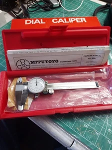Mitutoyo 505-629  Dial Caliper 0 - 4”  .001" grad Made in Japan Great Condtion - Picture 1 of 12