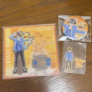 Insignia de lata de acrílico Digimon Crowdfunding Taichi Agumon - Imagen 1 de 1