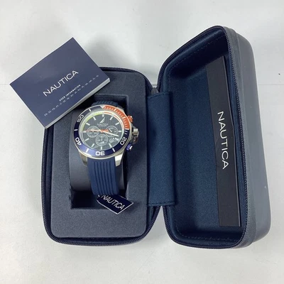 Reloj para hombre Nautica One cronógrafo cuarzo esfera azul NAPNOF302 Foto 1 de 4