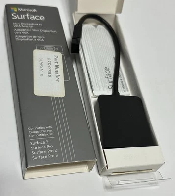 Microsoft Surface Mini DisplayPort to VGA Adapter 1554 - Surface Pro 1 2 3 - Image 1 of 4
