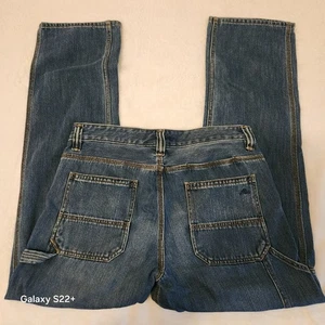 Ridgecut Toughwear Carpenter Utility Jeans Men's 32x32 Blue Denim Relaxed Fit - Picture 1 of 5