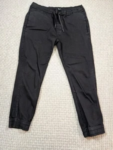 U-510 (unter 5 Fuß 10) Chino Jogginghose Herren 34 normal schwarz Stretch 26" Schrittlänge - Bild 1 von 13