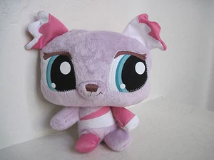 Animal de peluche de peluche de 7" Littlest Pet Shop encantador perro más loco - Imagen 1 de 4