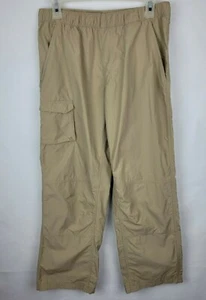 Columbia Youth Girls XL Beige Omni Shade Nylon Roll Up Hiking Fishing Pants - Picture 1 of 6