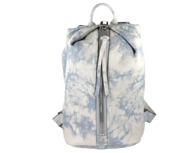 Mochila Tie-dye Aimee Kestenberg Tamitha blanca y azul Foto 1 de 4