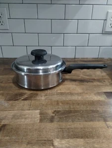 Vintage Lifetime Kochgeschirr 2 Quart Kochtopf 6-lagig Edelstahl Made in USAw - Bild 1 von 7
