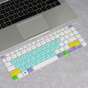 14 inches HP Keyboard Cover Protector Keyboard Stickers Multicolor Soft Silic Gz - Photo 1/13