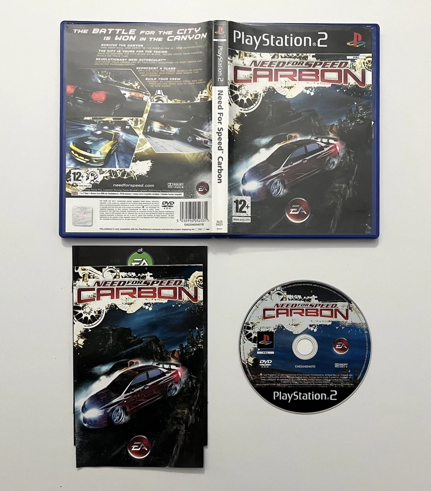 Need for Speed Carbon - Sony Playstation 2 PS2 - CIB Complete - PAL - Image 1 of 1