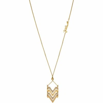 Just Cavalli JCNL00180200 Damen Halskette Collier Gold Anhänger mit Zirkonia - Bild 1 von 2
