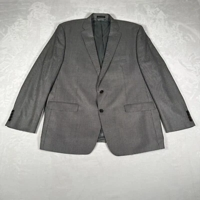 Lauren Ralph Lauren Blazer Men Size 48L Gray Herringbone 2-Button Classic Jacket - Image 1 of 4